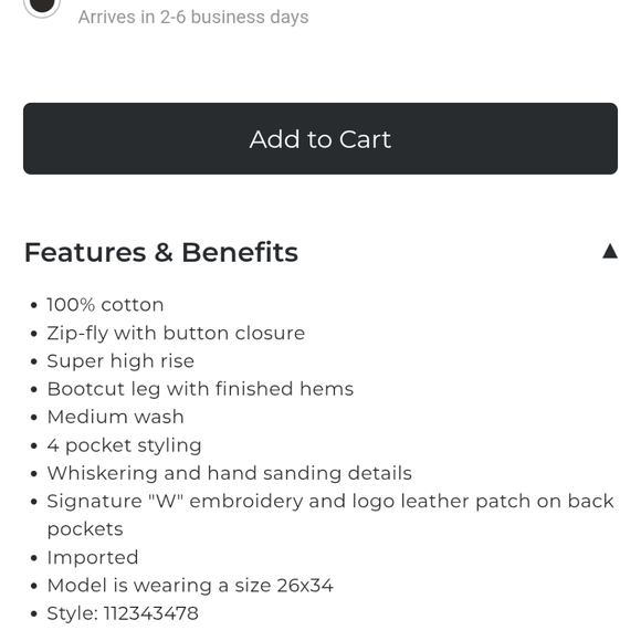 Wrangler Westward High Rise Bootcut - Picture 11 of 11